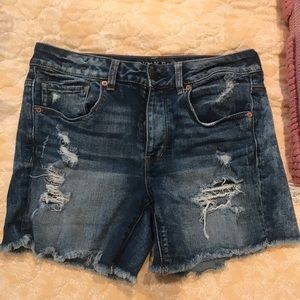AEO Tomgirl Fit Denim Shorts